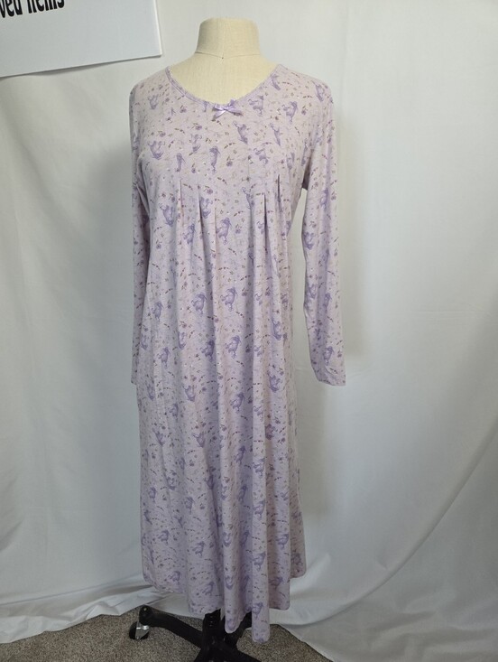 Disney Other - DISNEY Purple Long Sleeve EEYORE Nightgown Ladies